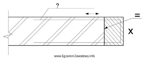 Które oznaczenie należy wpisać nad linią odniesienia?