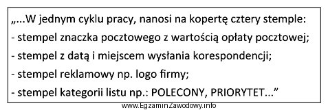 Przedstawiony fragment specyfikacji urządzenia biurowego dotyczy