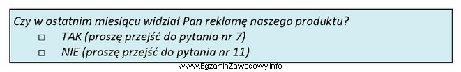 Który rodzaj pytania, przygotowany do przeprowadzenia wywiadu bezpośredniego, 