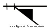 Na ilustracji jest przedstawiony symbol, który na planie schematycznym 