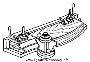 Przedstawione na rysunku oprzyrządowanie służy do frezowania