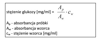 Oblicz stężenie glukozy w surowicy krwi, jeżeli 