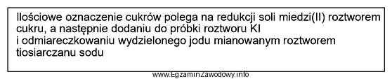 Opisana metoda miareczkowania zaliczana jest do