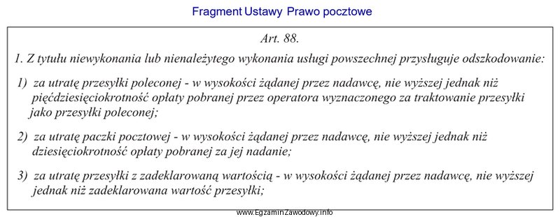 Na podstawie zamieszczonego przepisu określ, jaka maksymalna wysokość 