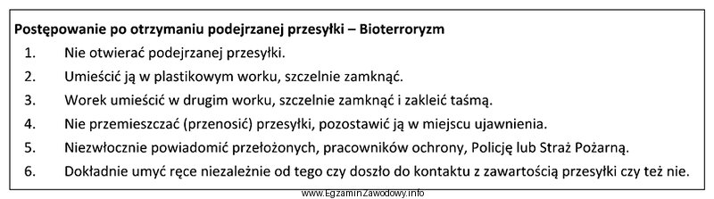 Na podstawie przedstawionego algorytmu określ, jak powinien zachować się 