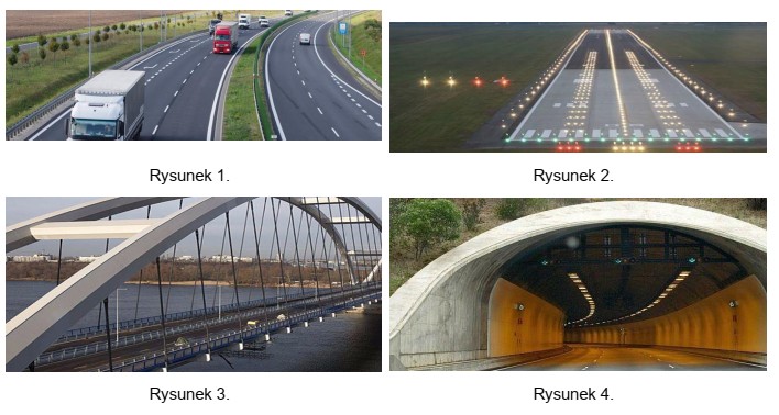 Który rysunek przedstawia element transportowej infrastruktury punktowej?