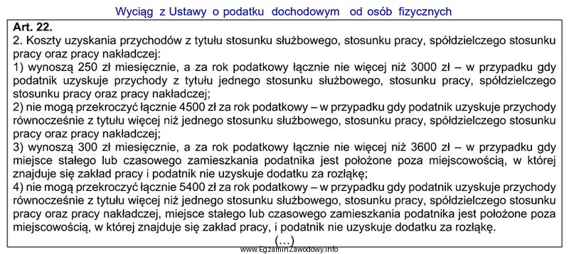 Jan Kowalski od stycznia do lutego poprzedniego roku podatkowego nigdzie 