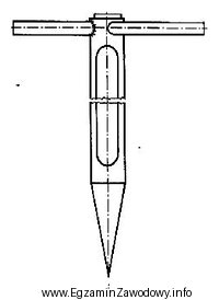 Przyrząd przedstawiony na rysunku służy do pobierania 