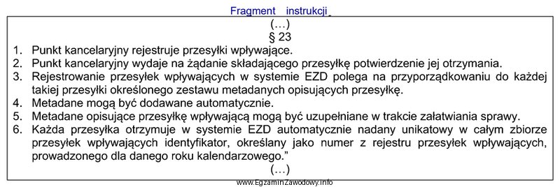 Z którego normatywu pochodzi zamieszczony fragment tekstu?