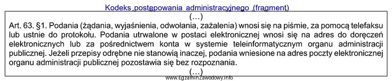 Zgodnie z przytoczonym przepisem żądanie wszczęcia postę