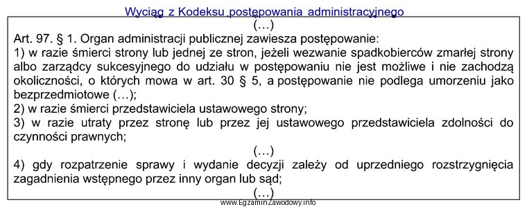 Na podstawie przytoczonych przepisów ustal, który akt administracyjny 