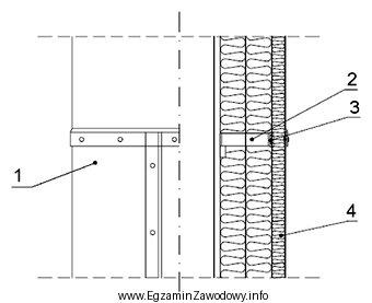 Odstępnik pierścienia został oznaczony na rysunku cyfrą