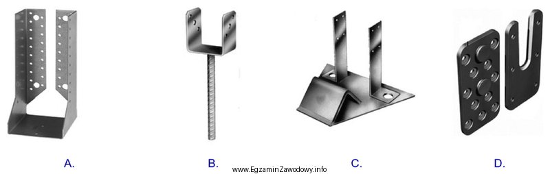 Który z przedstawionych elementów stalowych służy 