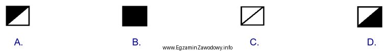 Symbol graficzny, stosowany w dokumentacji projektowej, przedstawiający kanał wentylacyjny 