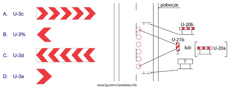 Który ze znaków należy ustawić w miejscu 