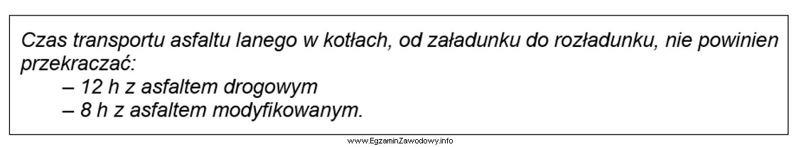 Korzystając z fragmentu Wymagań Technicznych wykonania warstw nawierzchni asfaltowych 