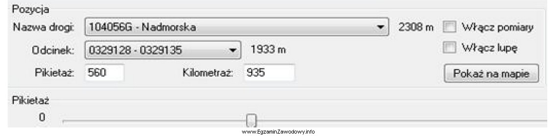 Z zamieszczonego fragmentu elektronicznego zapisu zarejestrowanego w trakcie przeprowadzania inwentaryzacji 