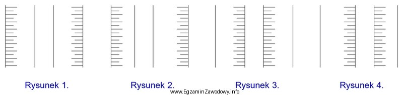 Na którym rysunku przedstawiono stosowane w projektach budowlanych (na 