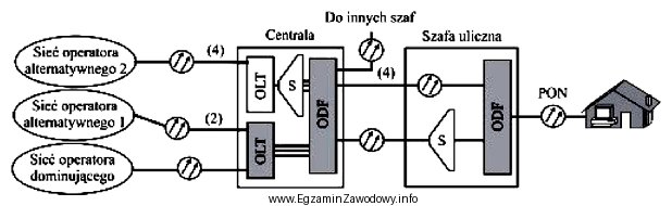 Schemat której sieci przedstawiono na rysunku?