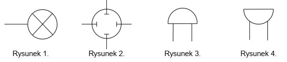 Prawidłowo narysowany symbol graficzny brzęczyka (ang. buzzer) przedstawiono 