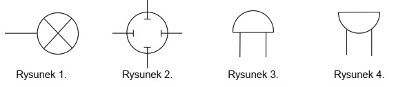 Prawidłowo narysowany symbol graficzny brzęczyka (ang. buzzer) przedstawiono 