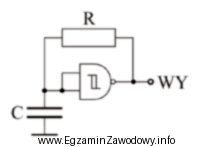 Na rysunku przedstawiono generator sygnału