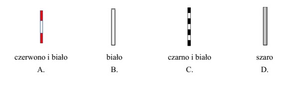 Maszty tarcz manewrowych (Tm) maluje się na