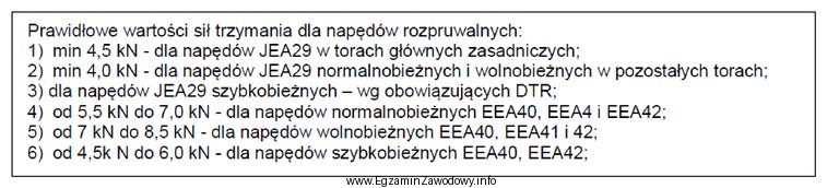 Na podstawie zamieszczonego fragmentu instrukcji Ie-12 prawidłowa siła 