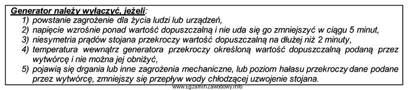 Z informacji zawartych w tabeli wynika, że jeżeli 