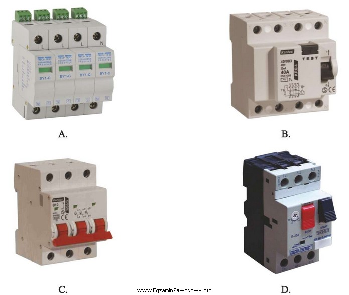 Które z przedstawionych na rysunkach urządzeń elektrycznych należ
