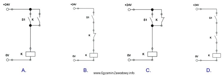 W którym z układów zastosowano załą