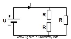 Trzy rezystory o wartości rezystancji R = 3 Ω każdy 