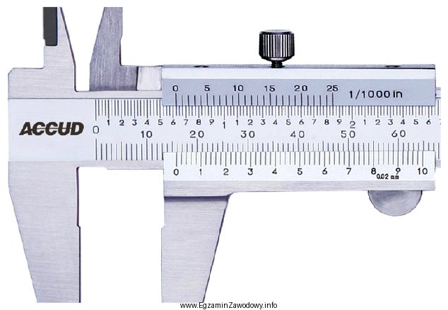 Ile wynosi wynik pomiaru suwmiarką odczytany z ilustracji?