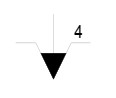 Na rysunku przedstawiono symbol graficzny będący oznaczeniem uchwytu 