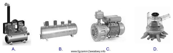 Która z ilustracji przedstawia agregat podciśnienia dojarki?