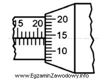 Wskazanie śruby mikrometrycznej wynosi