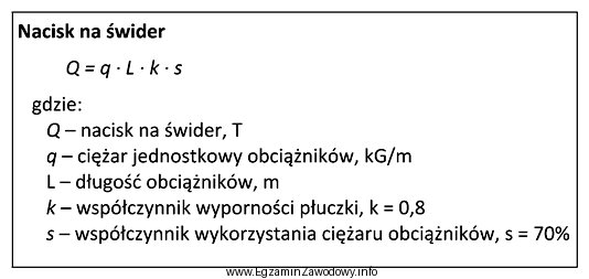 Korzystając ze wzoru i informacji podanych w ramce, oblicz 