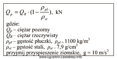 Korzystając ze wzoru i informacji zawartych w ramce, oblicz 