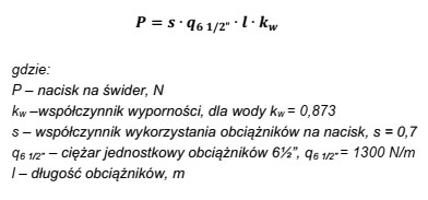 Ile wynosi minimalna długość obciążników 6