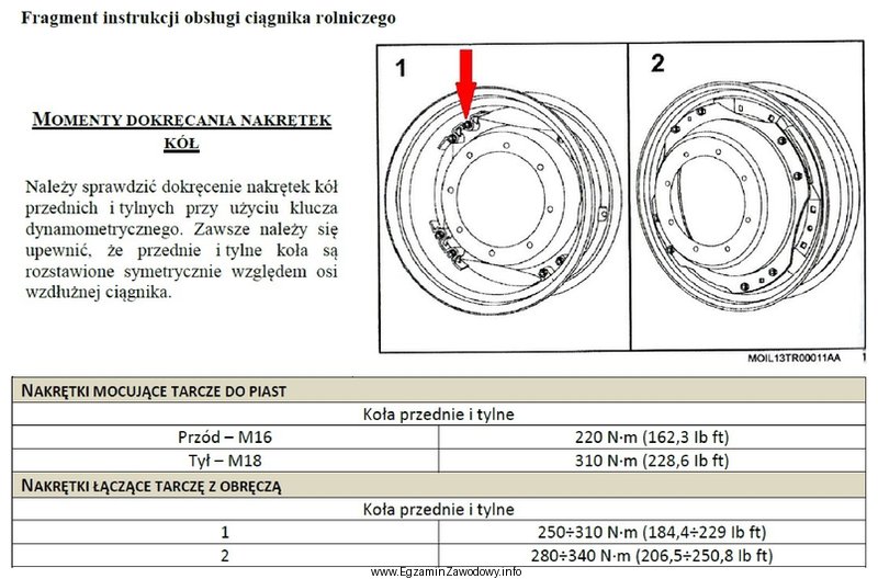 Na podstawie załączonego fragmentu instrukcji obsługi cią