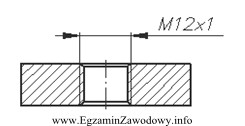 Do wykonania otworu w przedmiocie zgodnie z przedstawionym rysunkiem, należ