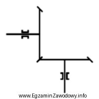 Na rysunku przedstawiono symbol będący oznaczeniem przekładni 