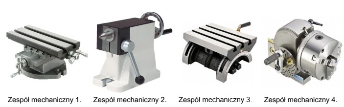 Który zespół mechaniczny stanowi wyposażenie tokarki uniwersalnej?