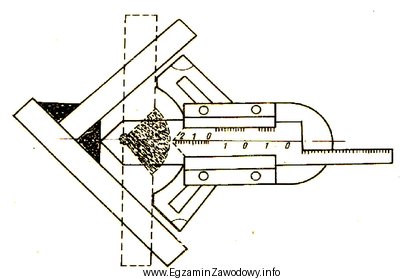 Przyrząd przedstawiony na rysunku służy do pomiaru