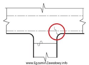 W celu naprawy pęknięcia fragmentu pokładu przy 