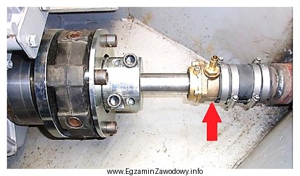 Wskazany na rysunku strzałką element układu napędowego 