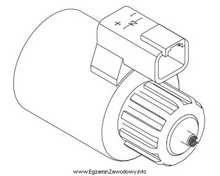 Do przesterowania elektrozaworu przedstawionego na rysunku należy zastosować