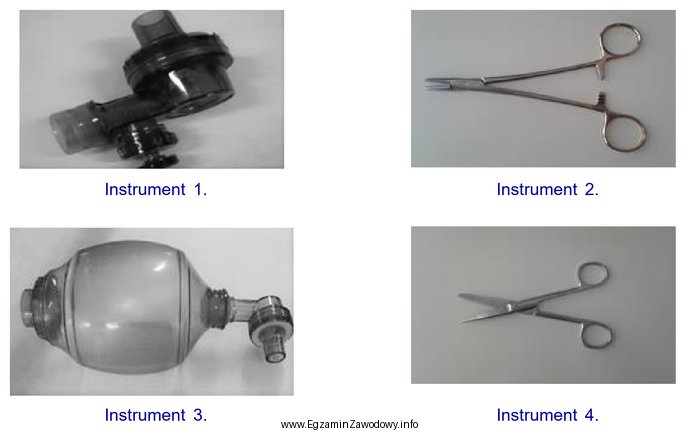 Na których instrumentach przedstawionych na ilustracjach po procesach dezynfekcji 