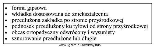 Dla której stopy wskazane jest obuwie ortopedyczne wyposażone 