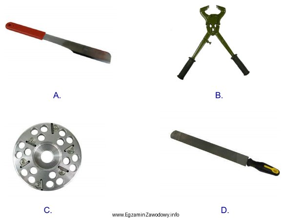Którego z przedstawionych na zdjęciach narzędzi <i>
